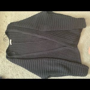black LA Hearts cardigan